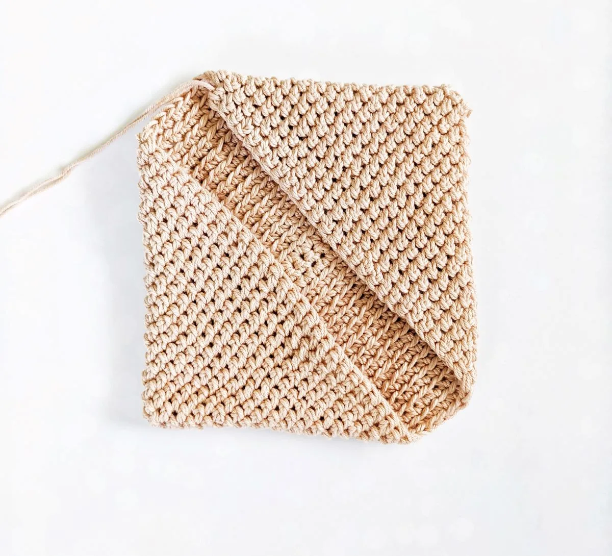 How to Crochet a Potholder part 4