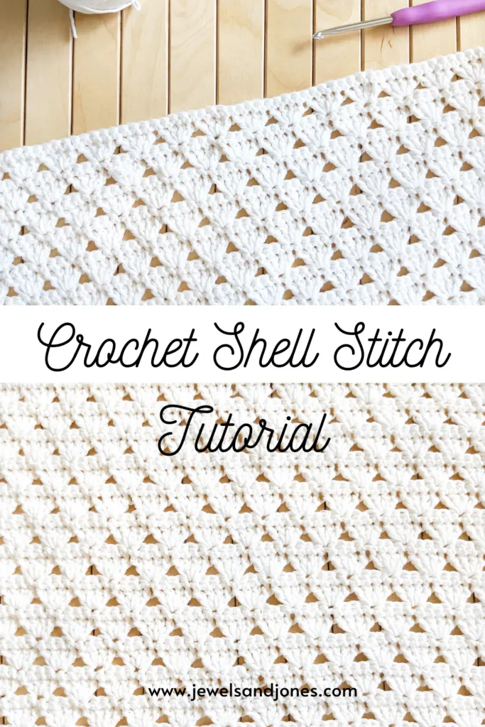 learn how to crochet an easy shell stitch with this beginner-friendly crochet tutorial