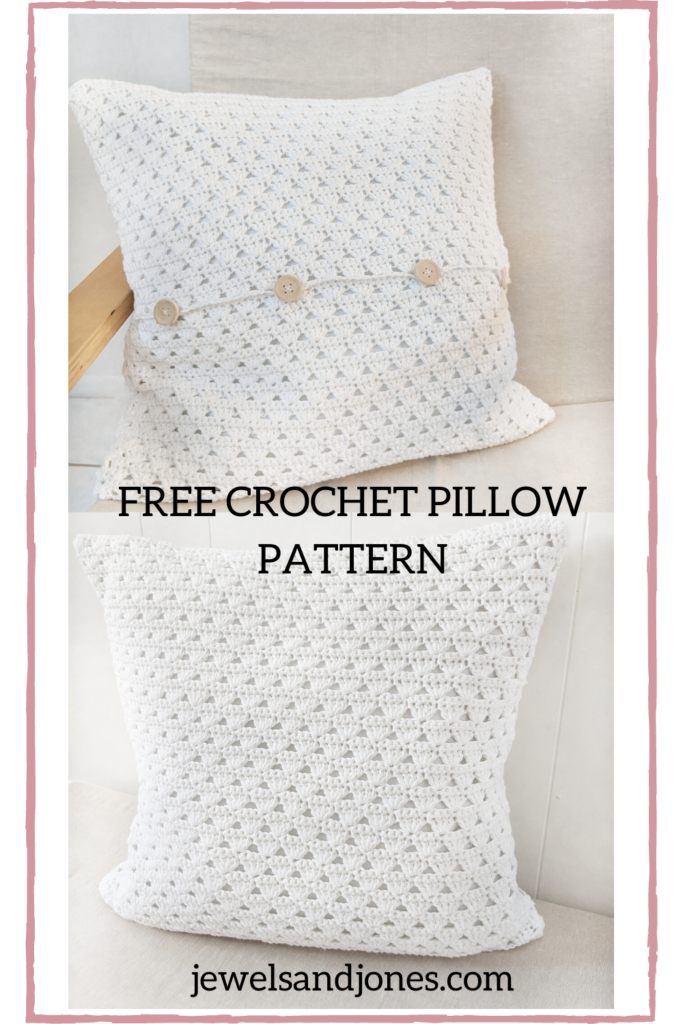 easy crochet pillow pattern