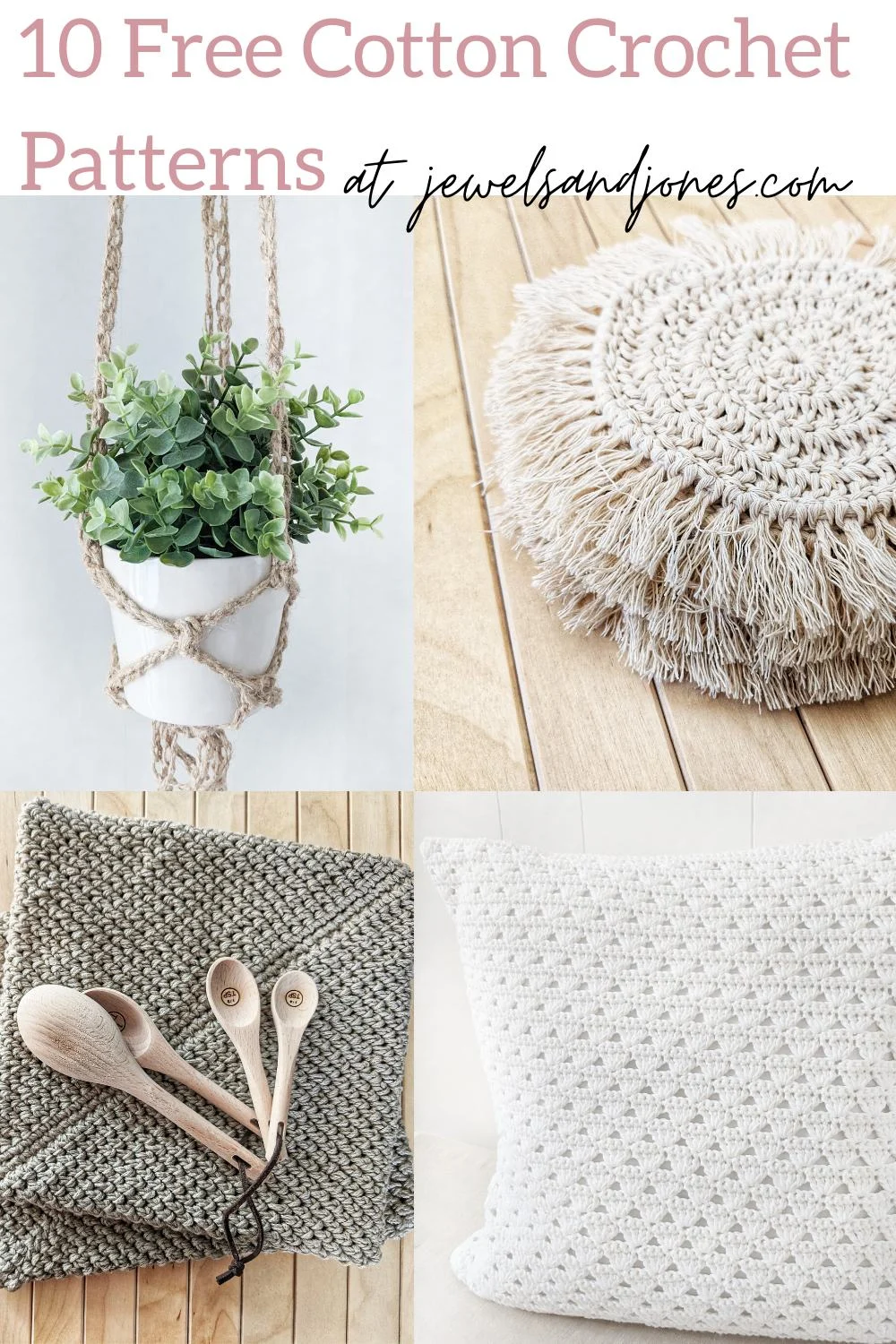 10 free cotton crochet patterns