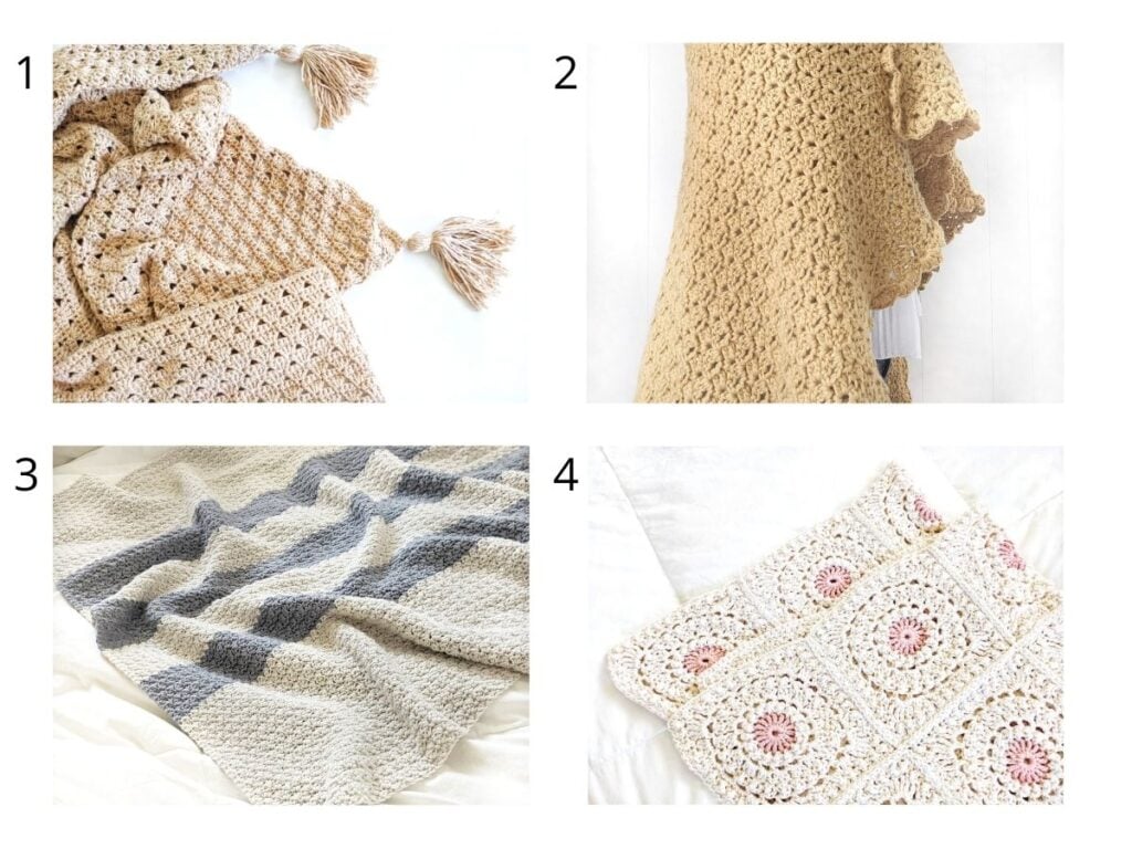 Easy One-Stitch Repeat Crochet Blanket - Jewels and Jones