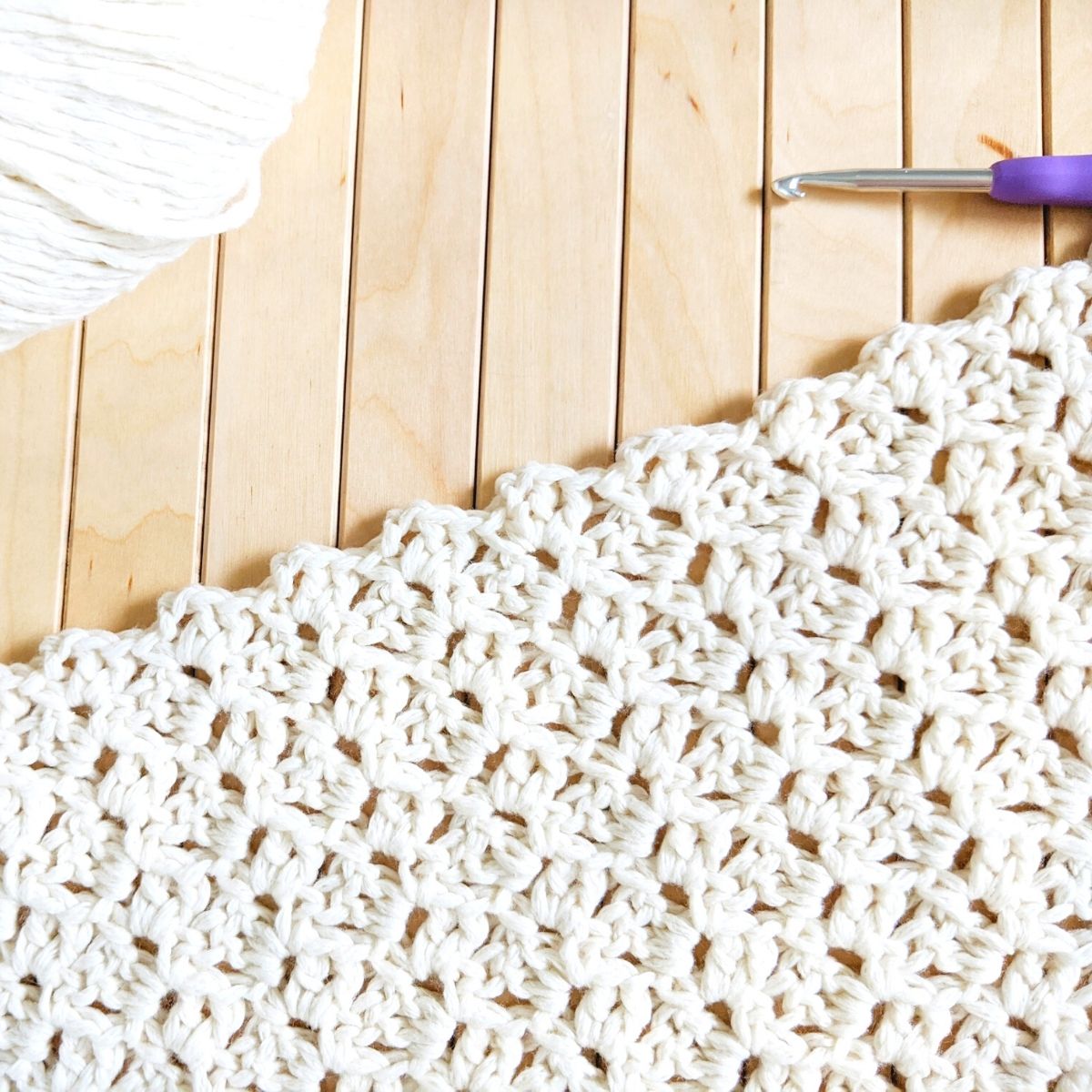 how to crochet reverse blanket stitch tutorial