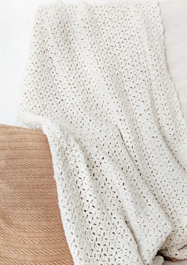 Simple Crochet Blanket – Free Crochet Pattern