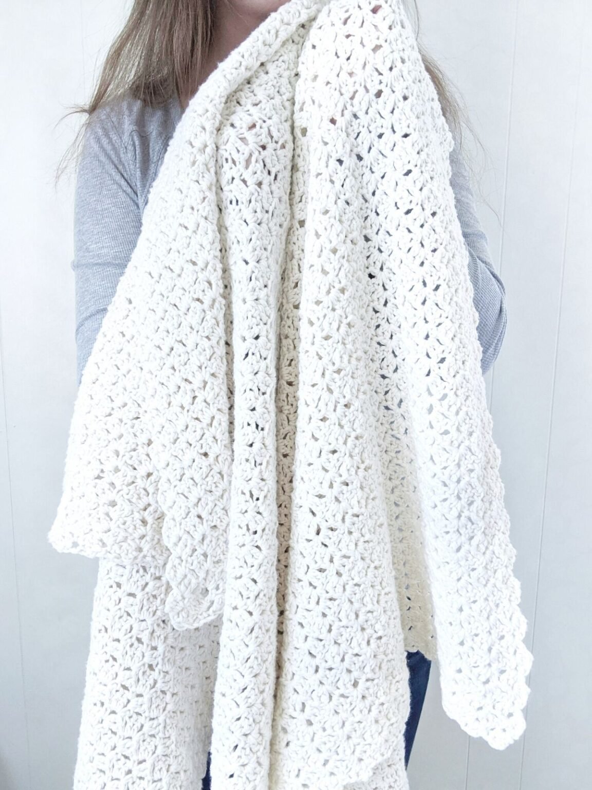 Easy OneStitch Repeat Crochet Blanket Jewels and Jones