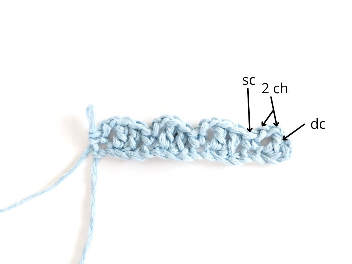how to crochet the reverse blanket stitch step-by-step 