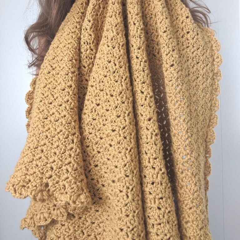 free crochet cotton blanket pattern