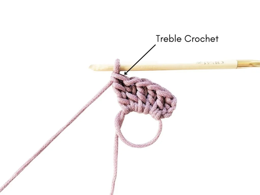 A treble crochet.