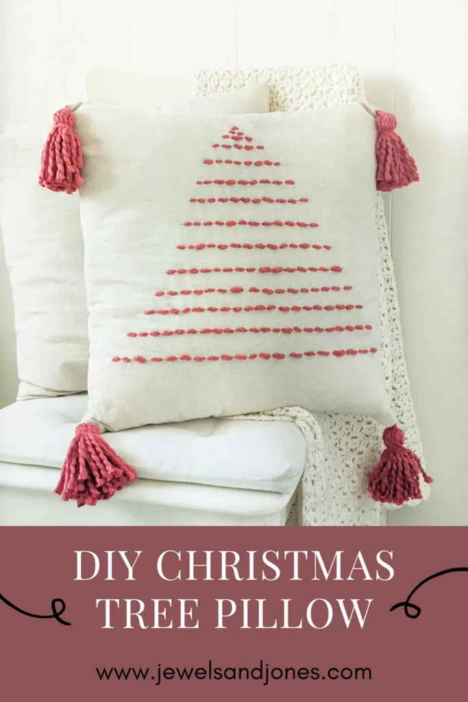 How to make a handmade christmas tree pillow
