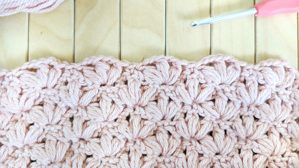 5 easy one repeat crochet stitches, crochet lotus stitch