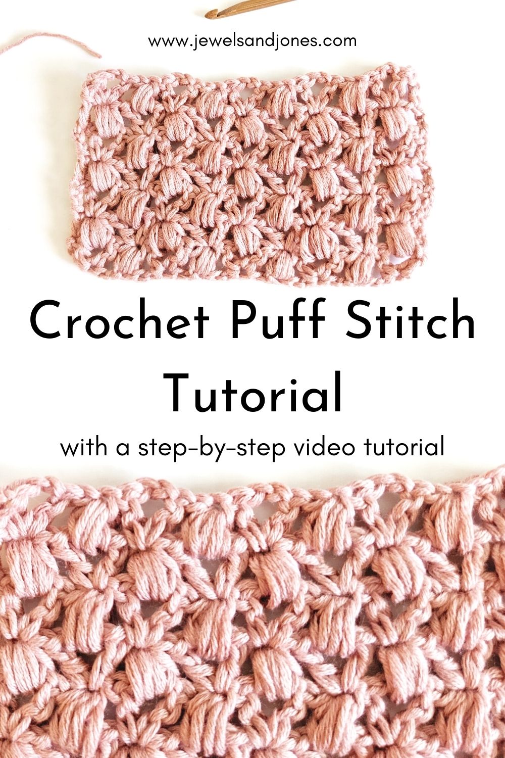 Crochet Puff Stitch Tutorial 