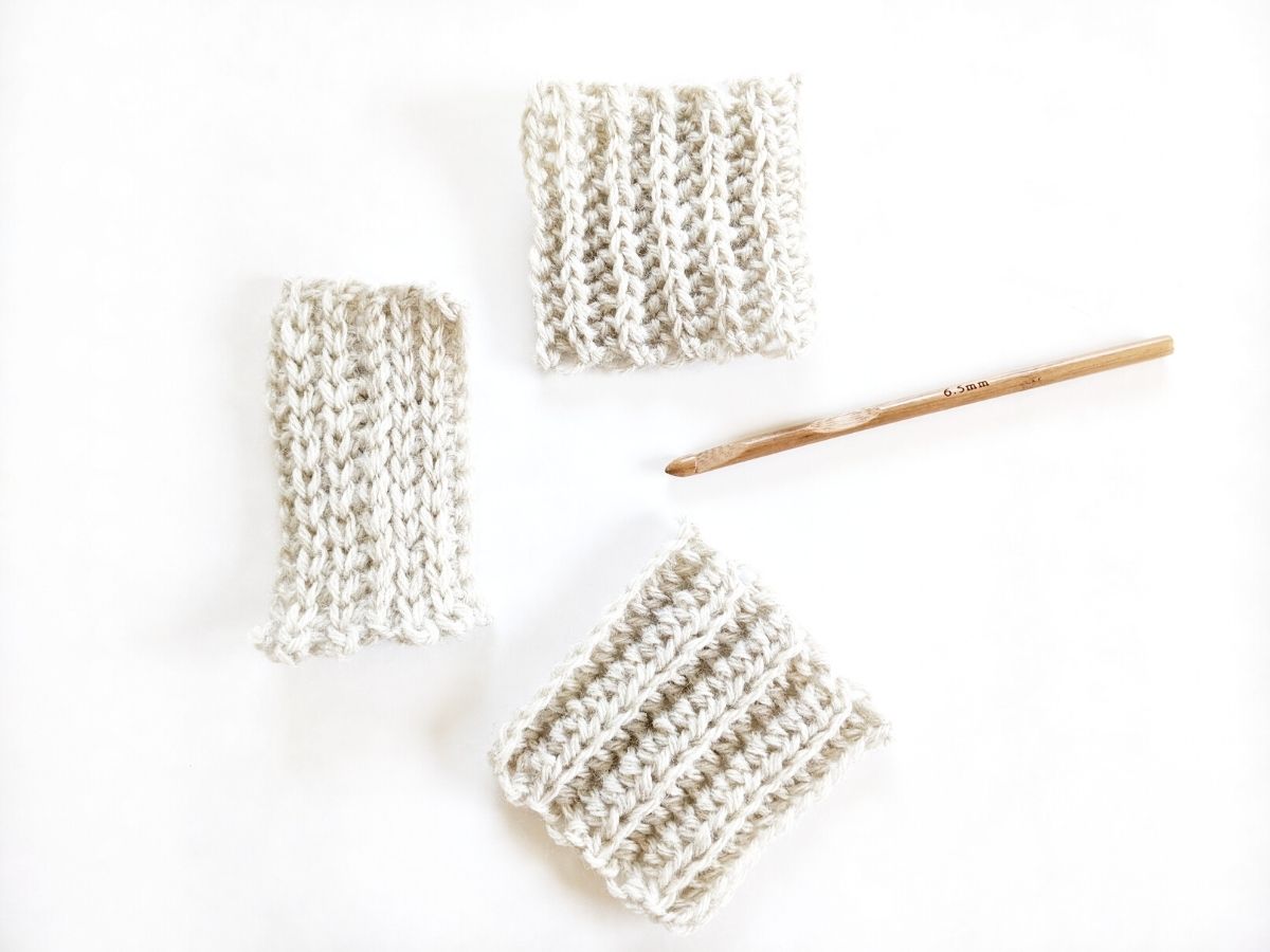 easy crochet ribbing tutorial for beginners