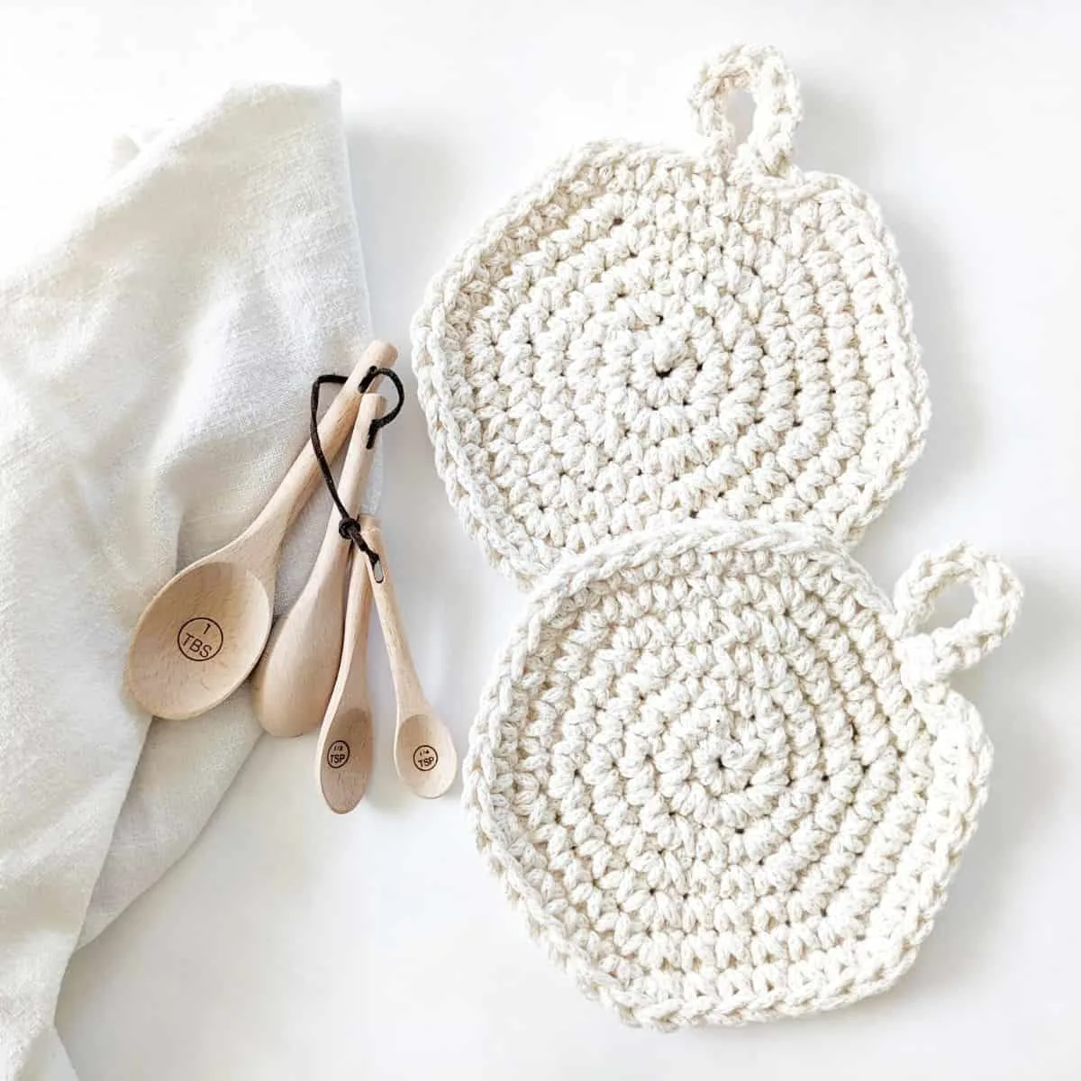 easy crochet hot pads pattern