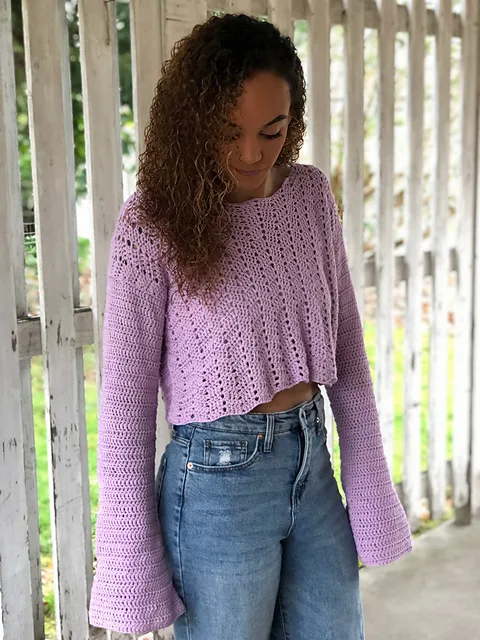 willow crop sweater