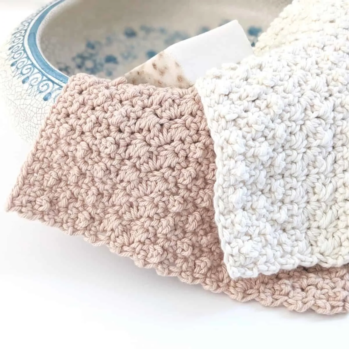 Free Rustic Cotton Crochet Dishcloth Pattern