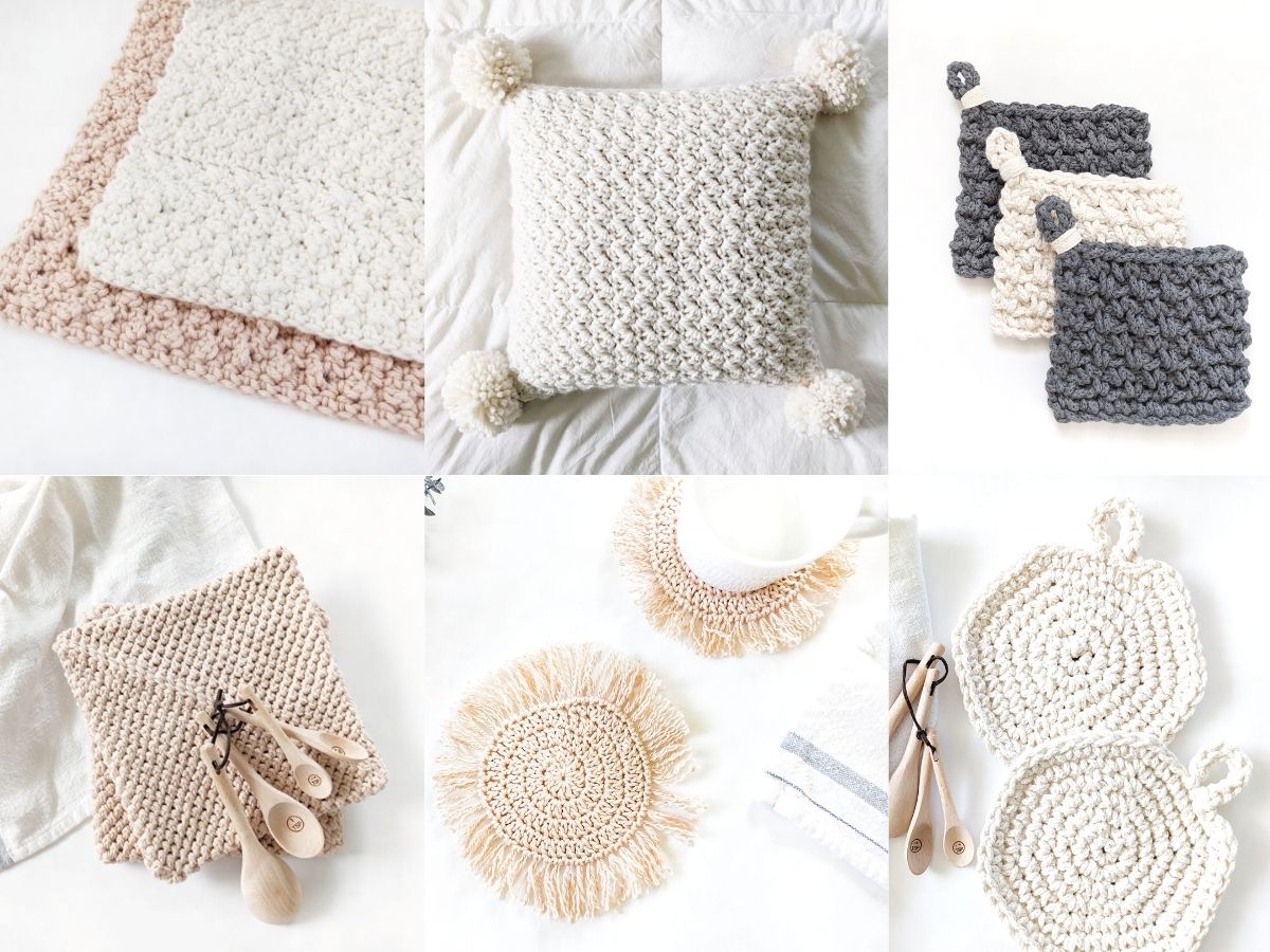 10 Quick Crochet Housewarming Gifts, Free Patterns