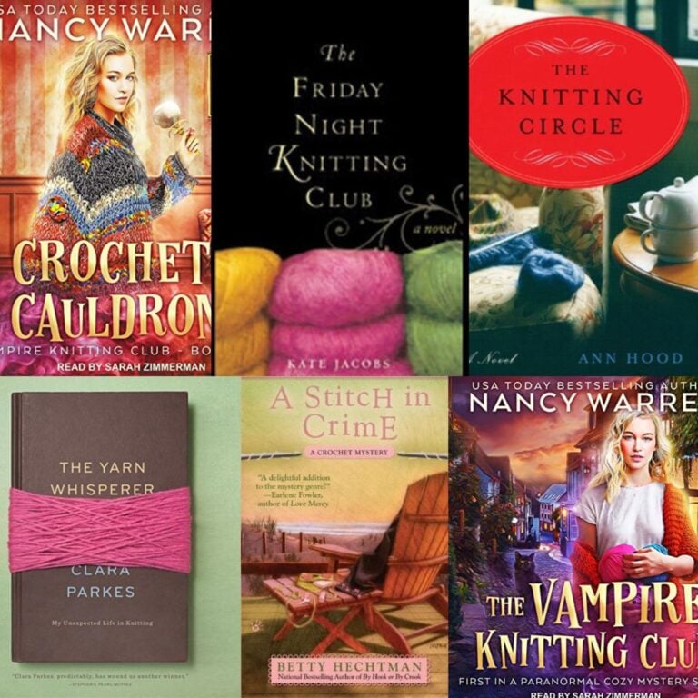 audiobook ideas to listen to while crocheting and knitting