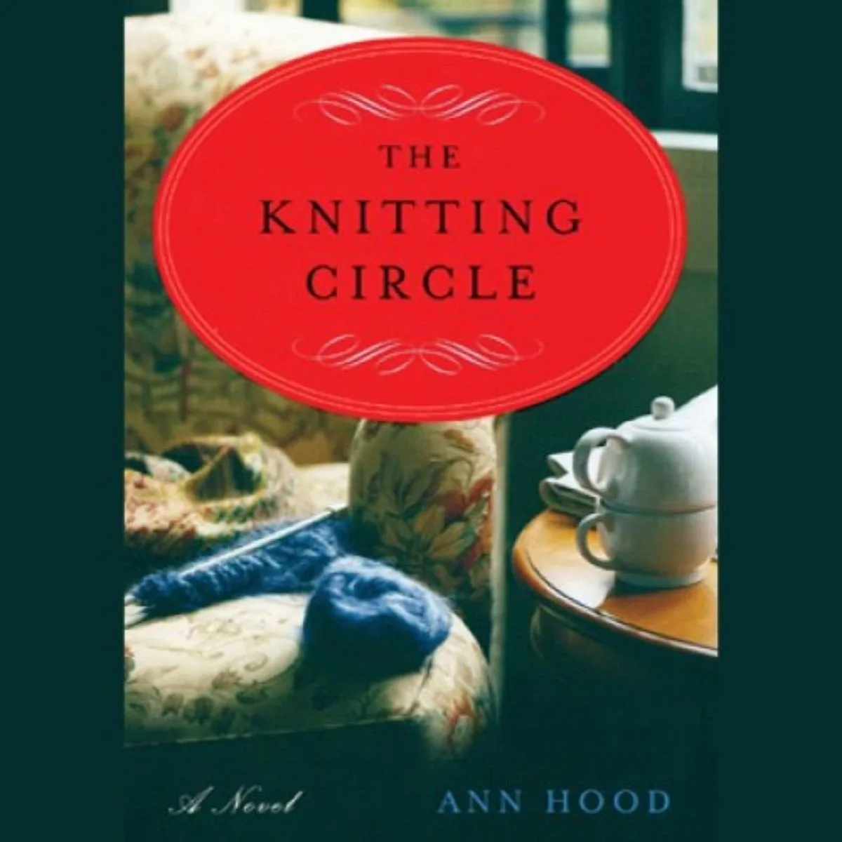 The Knitting Circle book is a book to listen to while crocheting