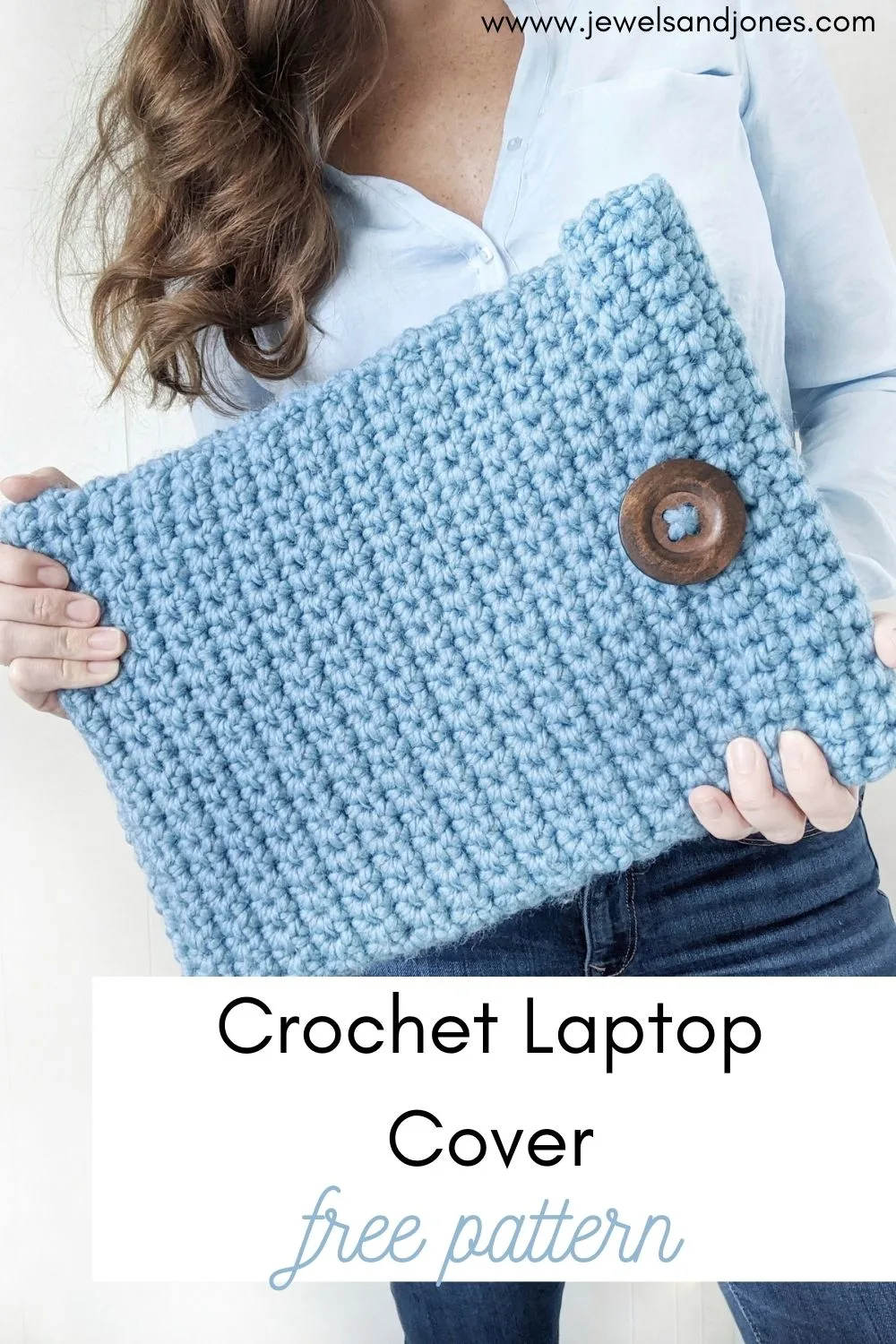 a free crochet laptop case pattern