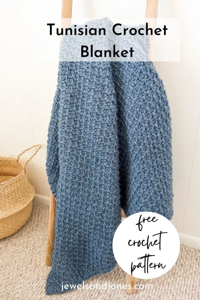 An image that you can pin of how to make your own throw blanket.