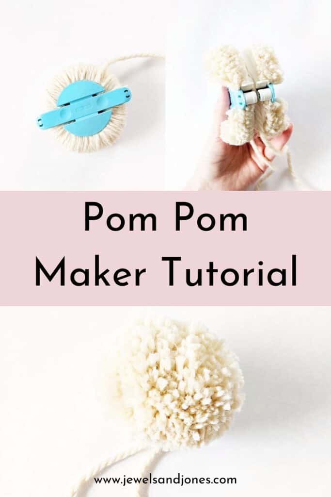 How to use a pom pom maker.