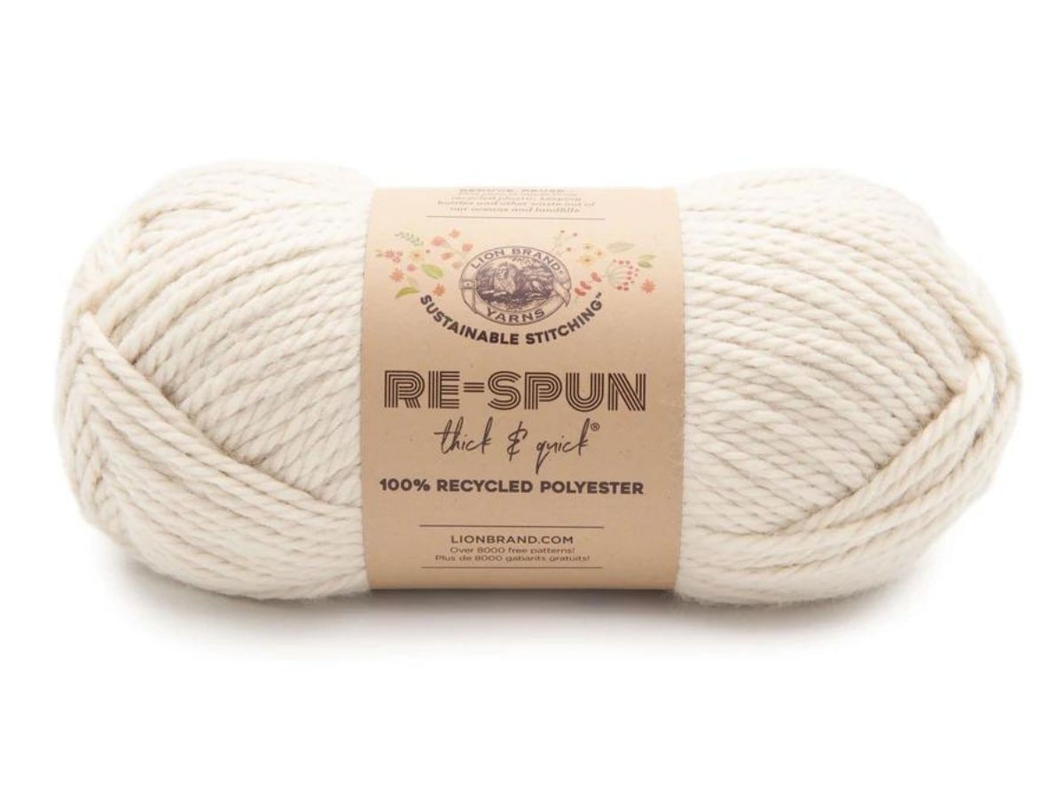 A skein of Re-Spun Thick & Quick Yarn
