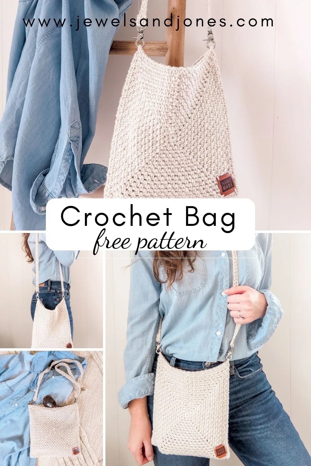 How to crochet a crossbody bag. 