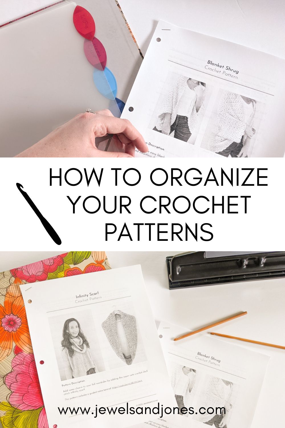 How to store and organize your patterns.