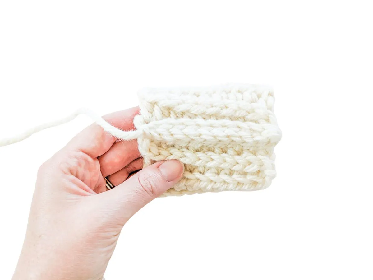 A mini crochet tube. 