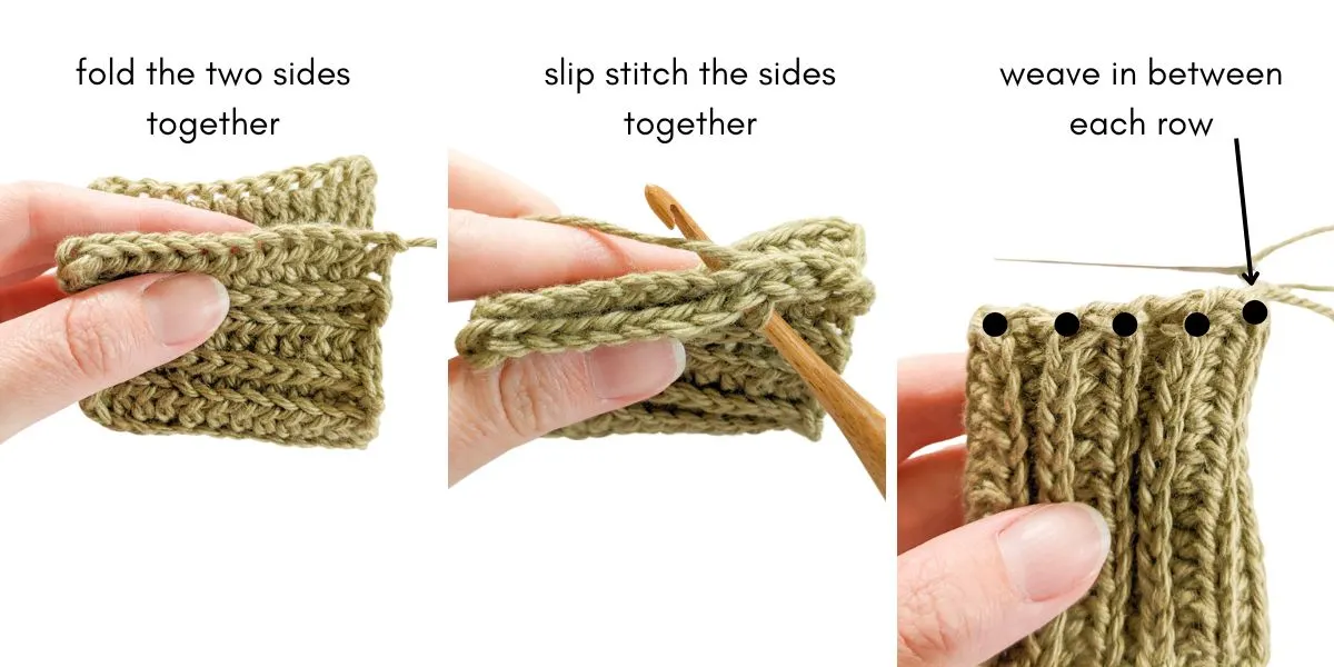 Step 1 on how to crochet a pumpkin. 