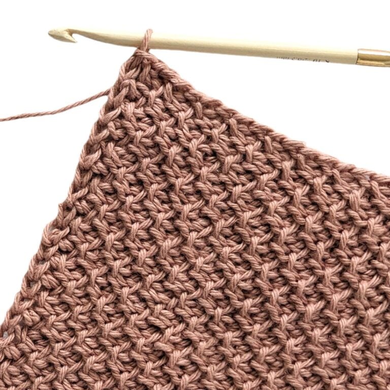 Tunisian crochet honeycomb stitch tutorial.