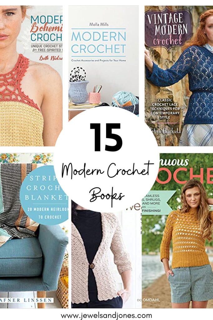 15 Modern Crochet Books.