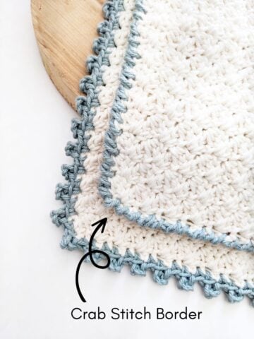 How to Crochet a Crab Stitch Border | Jewels and Jones