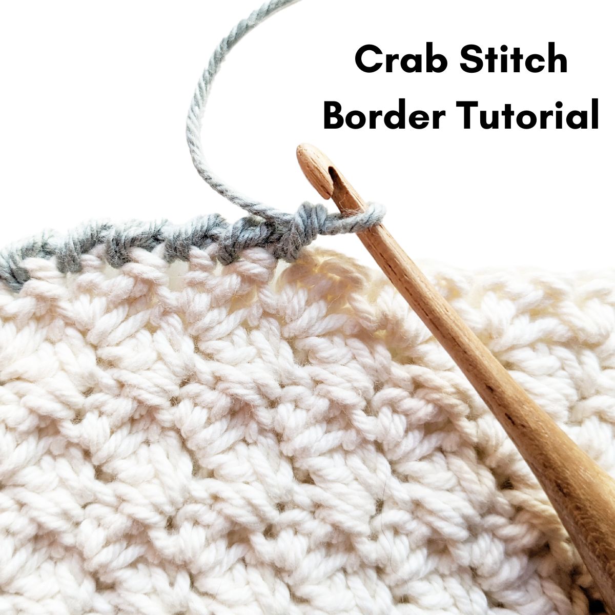 Crab Stitch Border Tutorial