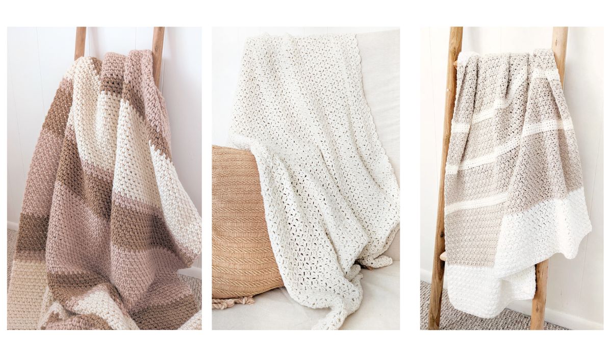 Blanket Pattern Ideas for a double crochet border.