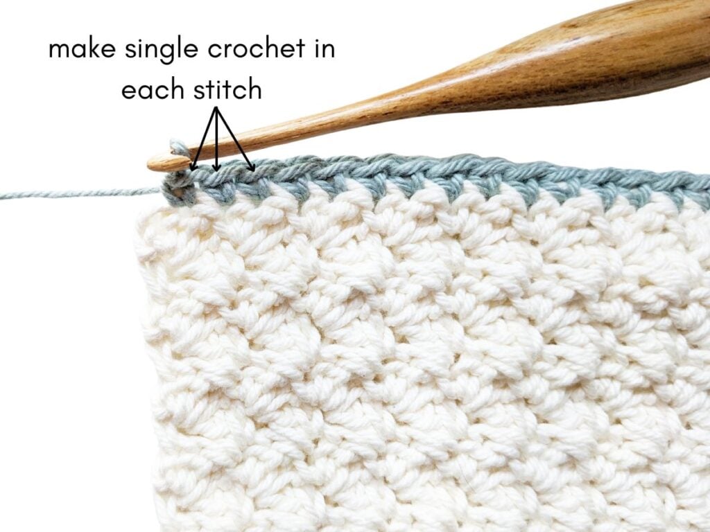 How to Single Crochet a Border on a Blanket Jewels and Jones
