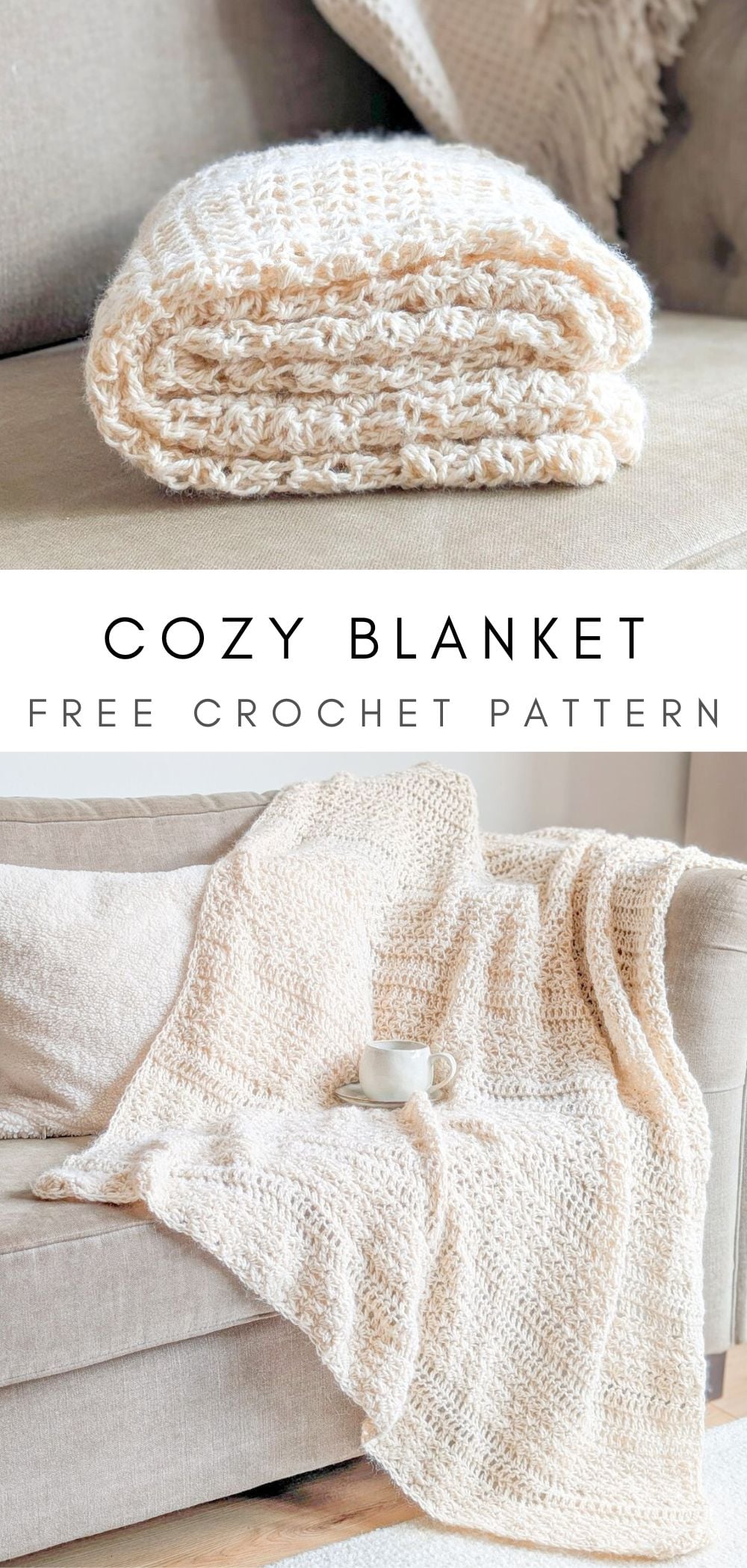 A free crochet blanket pattern.