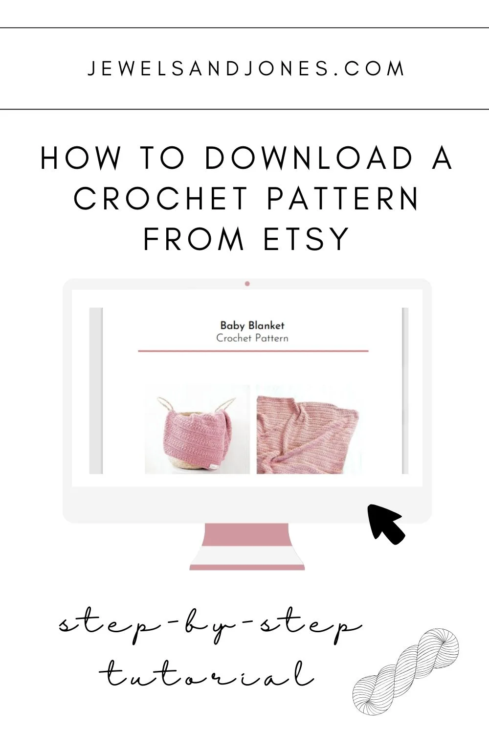 How to download a  pattern from Etsy from your computer.