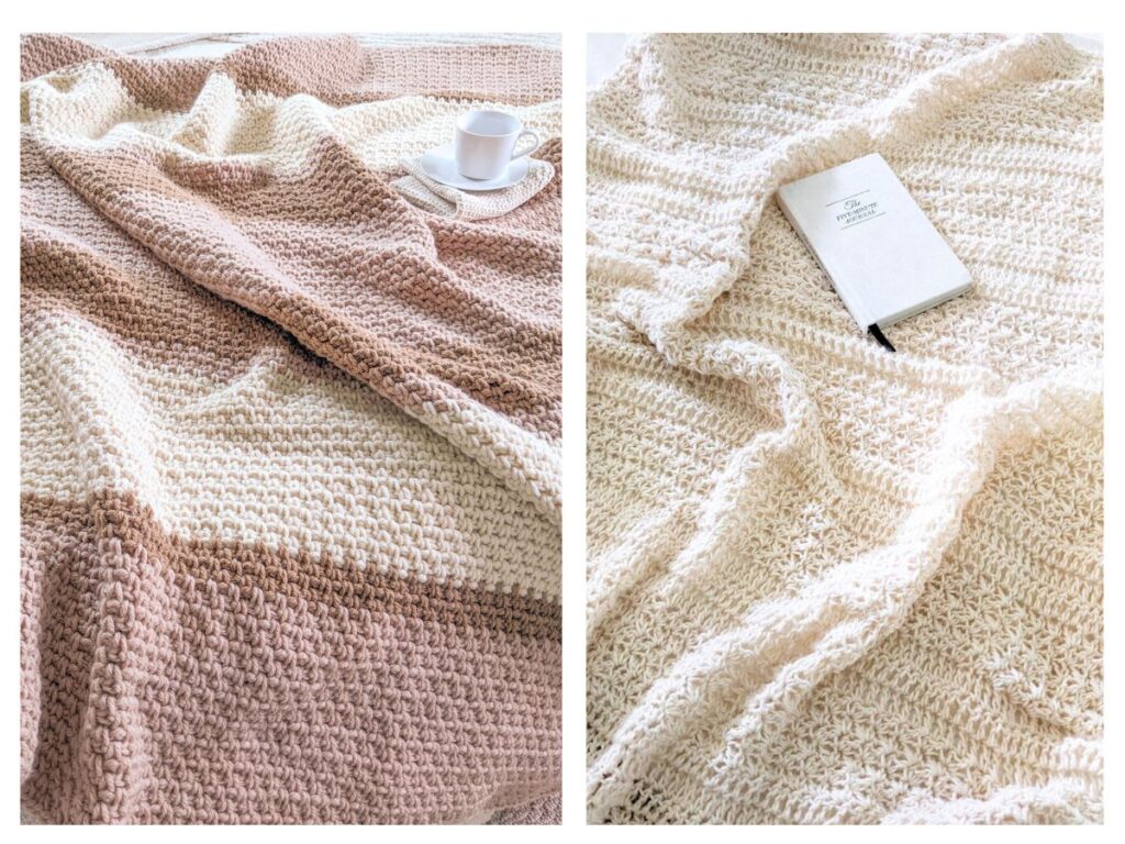 Easy Chunky Chevron Crochet Blanket Pattern | Jewels and Jones