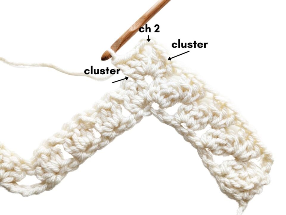 Easy Crochet Chevron Stitch Pattern Tutorial | Jewels and Jones