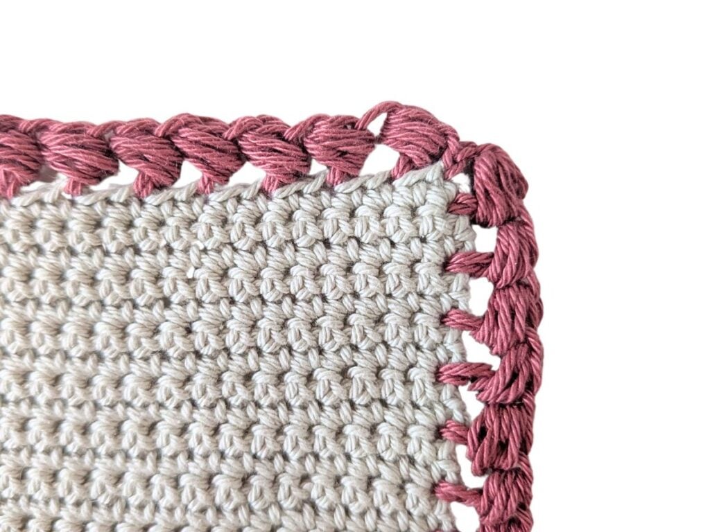 Crochet Puff Stitch Border Tutorial for Blankets - Jewels and Jones