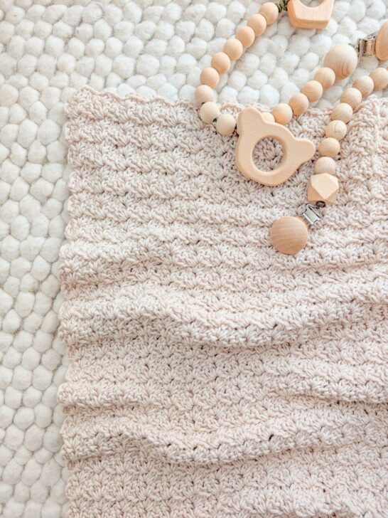 One-Row Repeat Crochet Baby Blanket Pattern | Jewels and Jones