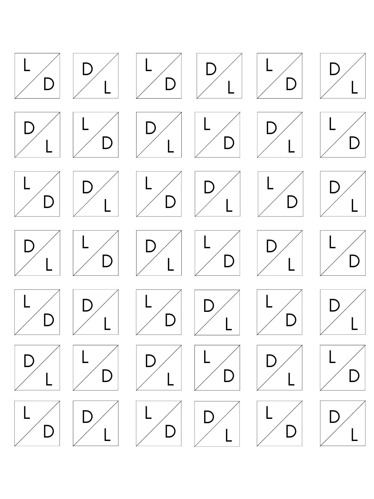 Granny square placement graph.